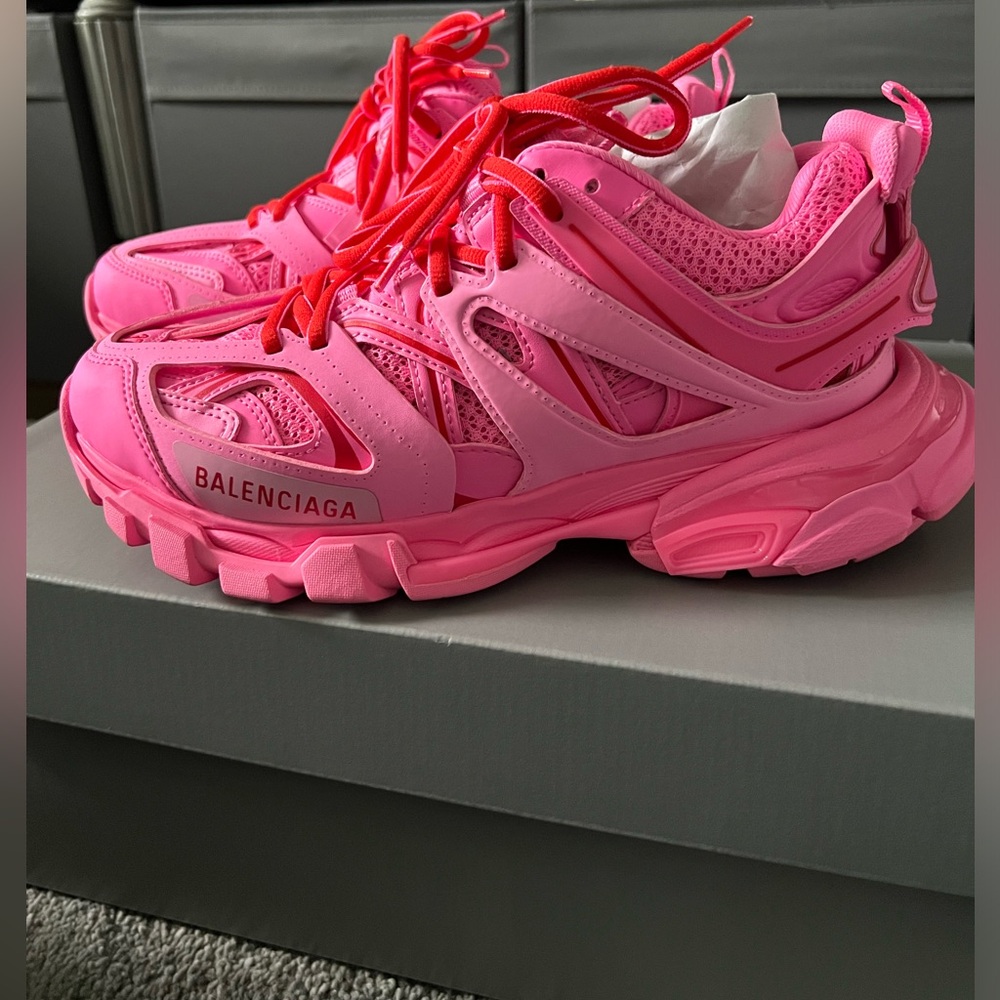 Balenciaga track sneaker pink size 37